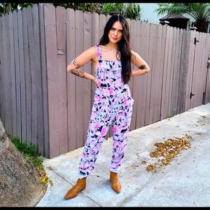 Nooworks Howell Print Overalls
